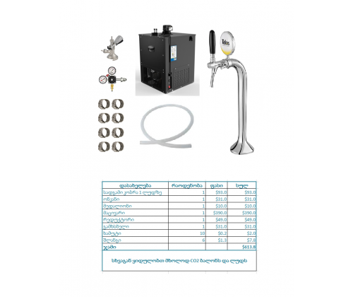 Beer tap set